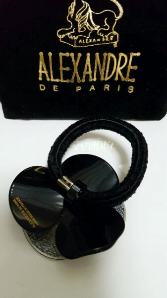 新品 アレクサンドルドゥパリ☆カメリア ヘアーゴム ヘアゴム