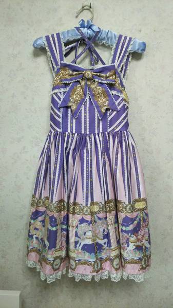 Angelic Pretty Day Dream Carnival柄JSKセット(アオ) , 【公式通販】