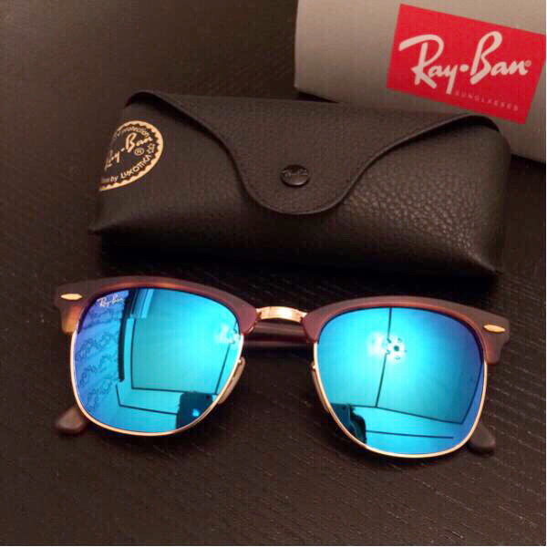 レイバン サングラス ミラーRB3016 CLUBMASTER 1145/17 51 21 3N