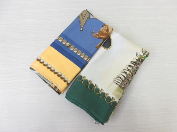 HERMES エルメス スカーフ 2枚セット 服飾小物 20△千122
