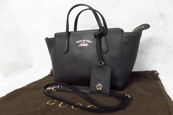 本物■未使用■グッチ■レザー2WAYハンドバッグ■13万■aab6s
