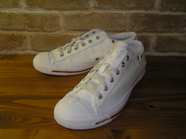 DIESELエクスポージャ low キャンバス 白 42(27cm)