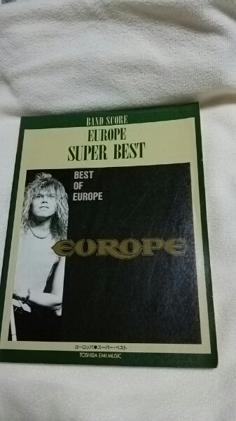 EUROPE 「BEST OF EUROPE」ヨーロッパ ベスト スコア