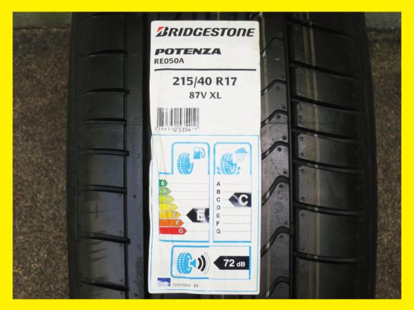 送料無料 BRIDGESTONE POTENZA RE050A 215/40R17 87V XL 1本 T