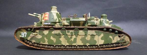 モンモデル 1/35 フランス重戦車 シャール2C 完成品