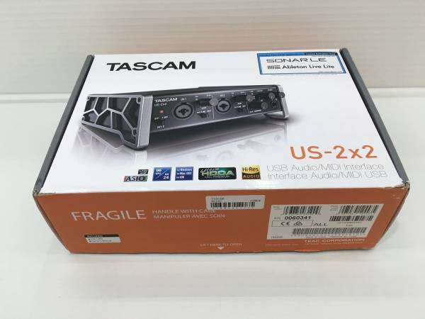 0948208H★ TASCAM US-2x2 通電のみ確認 ジャンク