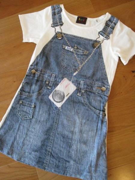 送料無料!LEE ストンプスタンプコラボだまし絵ワンピース110120