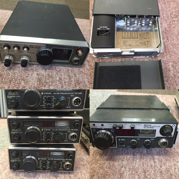 ICOM、 TRIO 、NISSYO 、STANDARD 、7台 動作未確認 トランシーバー