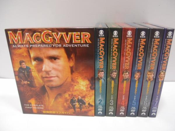 冒険野郎マクガイバー DVD 全7巻38枚セット □[DVD-BOX]冒険野郎