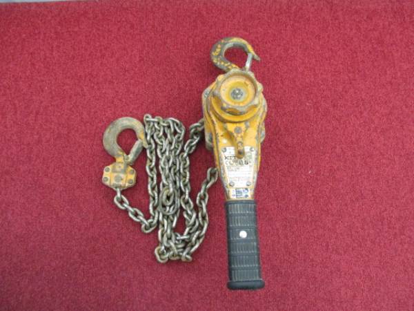 KITO　キトー　0.8ｔ　レバーブロック　L5A形　動作品　即決