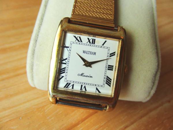 マキシム ウォルサム 手巻き - Yahoo!オークション ゴールド WALTHAM 