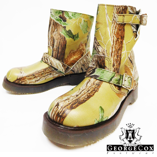1円ジョージコックススウェードリアルツリーエンジニアブーツ11