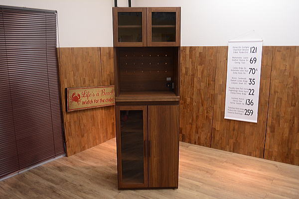 OH6I* 国産60幅アルダー材キッチンボード1円展示品アウトレット