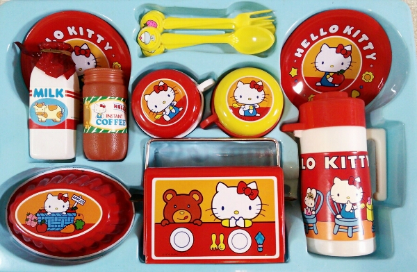 希少☆1976年 ハローキティ おままごとセット☆レトロ サンリオ ハロー