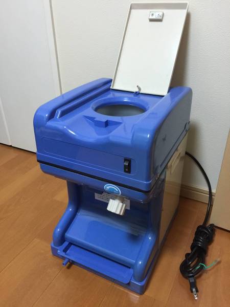 中古品　電動　かき氷機　業務用 電動 かき氷機 業務用 中古 アイススライサー ◎業務用 電動かき氷機