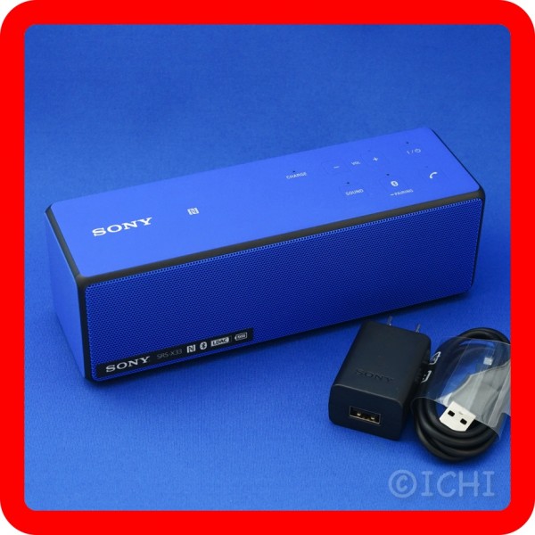 SONY SRS-X33/L 青ブルーBluetoothスピーカー Sony 【公式通販】