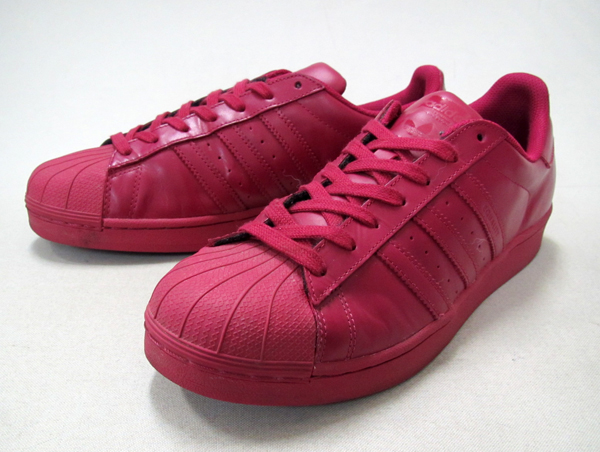 ’15 adidas × ファレル スーパースター ピンク US10 8BS36