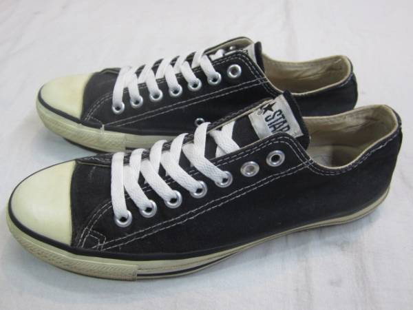 USA製 コンバース オールスターLow 黒 ８1/2