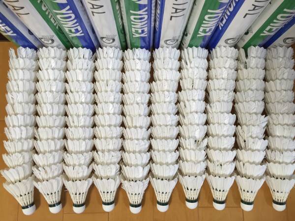 YONEX ニューオフィシャル　中古シャトル 144個 ☆中古YONEXオフィシャルとニューオフィシャルシャトル144個☆