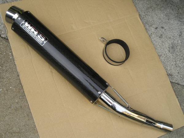 美品! CBR250R MC41 WR`S ステンカーボンS/Oマフラー wr