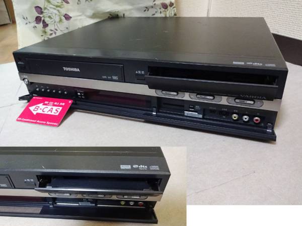 動作品☆TOSHIBA RD-W301 HDD内蔵VHS一体型DVDレコーダー テレビ・映像機器 メンテ済み☆動作品 RD-W301 東芝 HDD/DVD/VHS一体型
