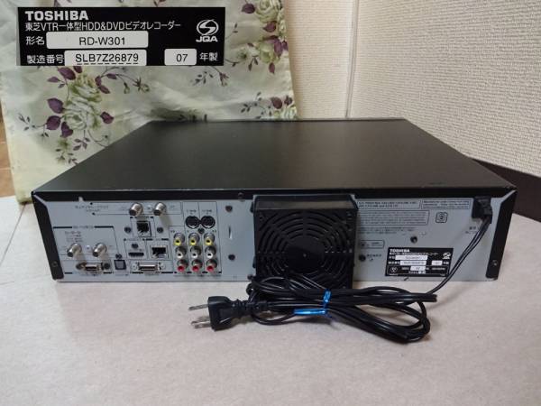 動作美品☆TOSHIBA RD-W301 VTR一体型HDD＆DVDレコーダー 動作美品
