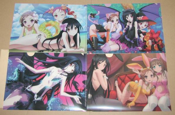 劇場版 アクセル・ワールド 特典 クリアファイルA・Bセット +α