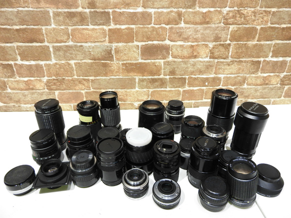 売切 ジャンク レンズ 他 25点セット 一眼レフ 100円～