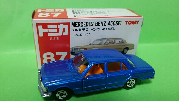 トミカNo.87メルセデスベンツ450SEL日本製