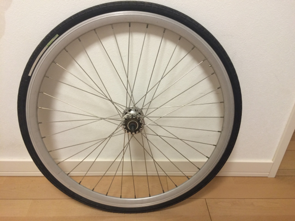 ピスト リアホイール 完組 両側固定シングル フォーミュラハブ