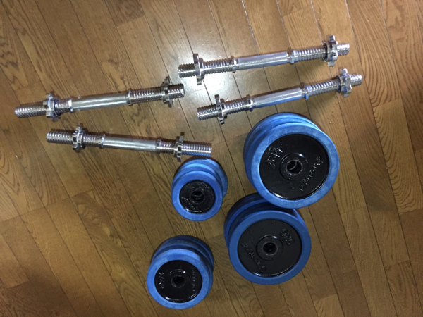 ダンベル60KGセット（アイアン） 片手30KG×2個セット/IROTEC Amazon 