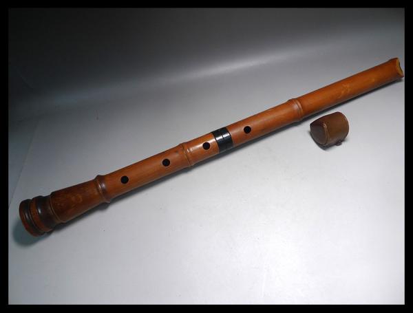 緑屋*亀■和楽器*ワダ楽器 蝴蝶宝 尺八 ①/二尺*唄口カバー付*6