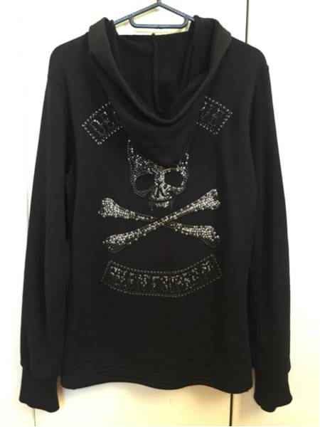 美品 Roen ロエン スカルロゴパーカー sサイズ 44