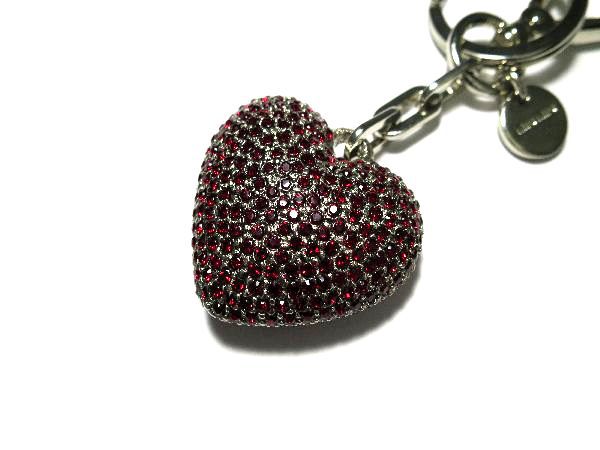 ✨レア✨❤️未使用❤️ミュウミュウ キーリング ハート クリスタル