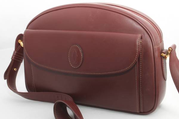 ★良品級★カルティエ/Cartier ボルドー ショルダーバッグ