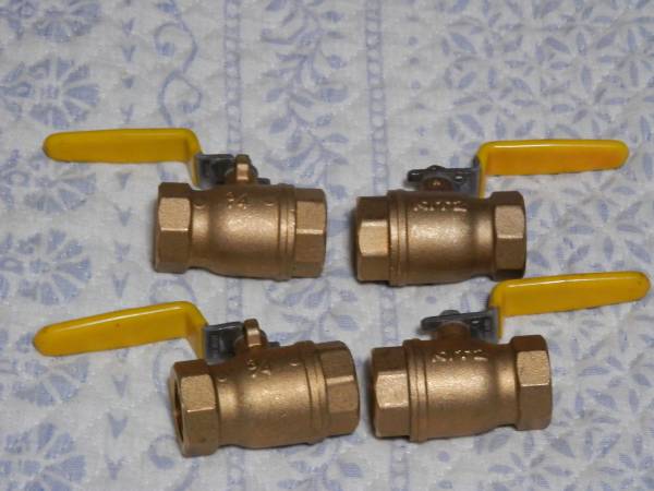 KITZ ボールバルブ　ガス用　20Ａ　4個