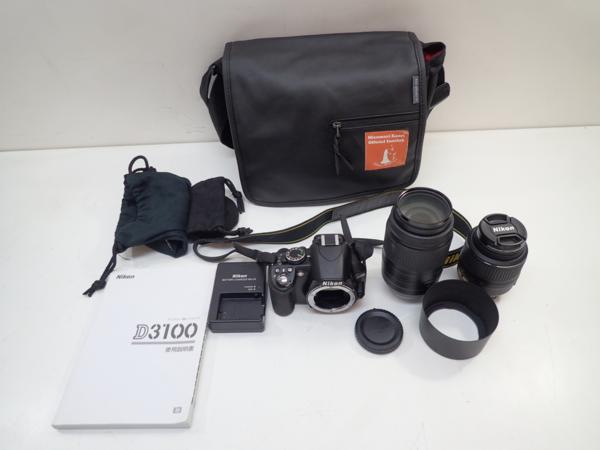 Nikon デジタル一眼レフカメラD3100ダブルズームキット♪471E1-1