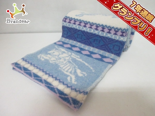 バーバリーロンドン マフラー 新品同様 ウール Burberry LONDON