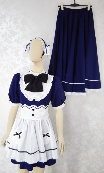 milky ange カフェメイド コリーナ ロング コスプレ衣装 美品(メイド服
