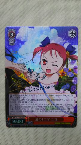 ○ヴァイス 「夏の1コマ ニコ」 SP サイン 即決有 ☆ヴァイス