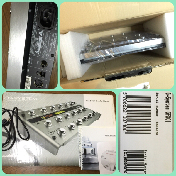 1円スタート！ t.c.electronic G-SYSTEM / NOVA DRIVE付き！