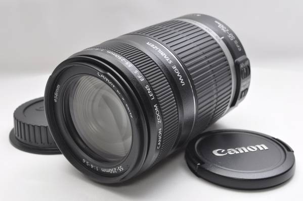 ☆極上美麗☆Canon キャノン EF-S 55-250mm IS☆ 手ブレ補正