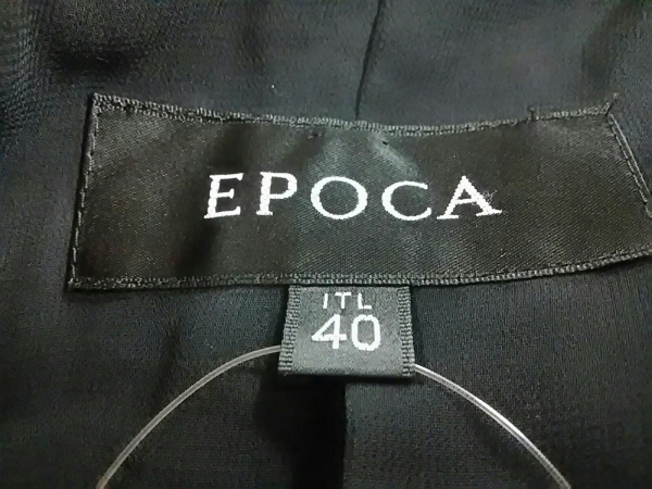 美品エポカジャケット40黒 エポカ ジャケット 40 レディース 美品 黒 EPOCA