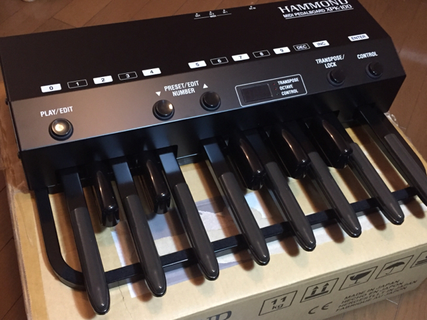 美品 HAMMOND MIDI PEDALBOARD XPK-100 足鍵盤 ハモンド