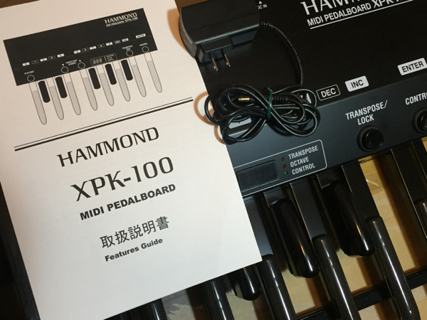 美品 HAMMOND MIDI PEDALBOARD XPK-100 足鍵盤 ハモンド