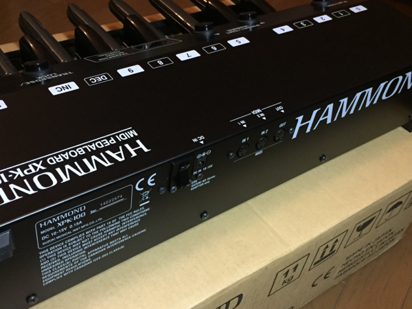 美品 HAMMOND MIDI PEDALBOARD XPK-100 足鍵盤 ハモンド