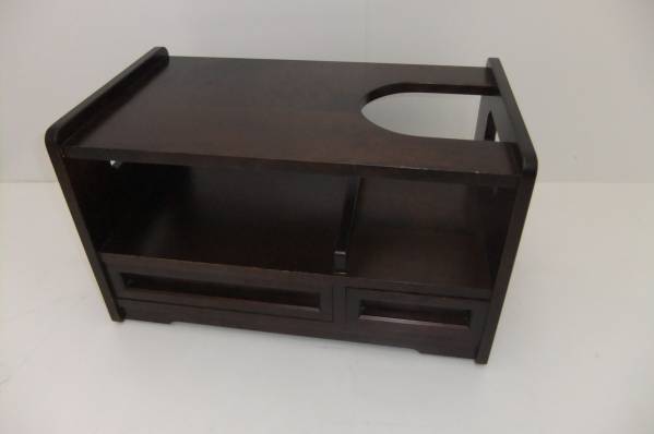 北海道民芸家具　お座敷ワゴン　ポットワゴン　キャスター付き