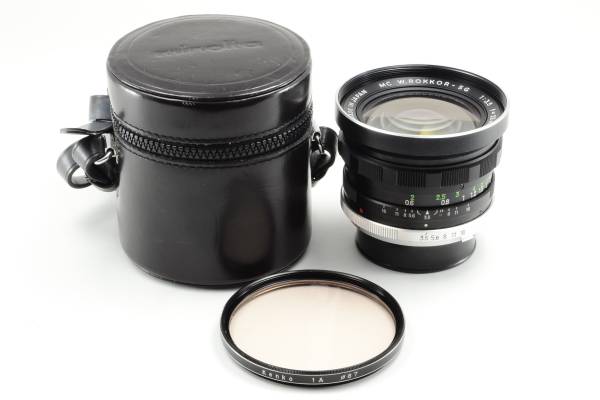 極美品ミノルタ MC -HG 35mm F2.8 希少 W.ROKKOR-HG 35㎜F2.8MC 美品