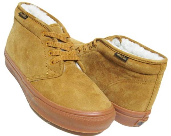 VANS CHUKKA シープスキン 茶 28.0cm ムートン チャッカ V49CL