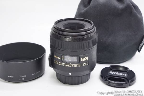 ☆新品同様☆Nikon AF-S DX Micro NIKKOR 40mm F2.8 G カメラ、光学